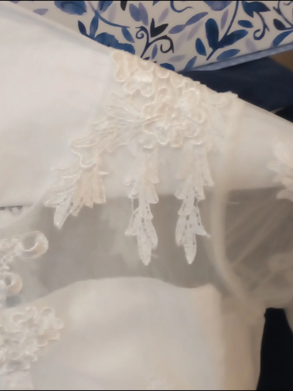 White Lace Tulle Flower Girls Dress